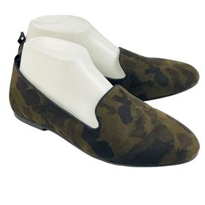 Womens 8 Seven7 Regent‎ Flat Camouflage Camo Slip On Loafers Casual Shoes